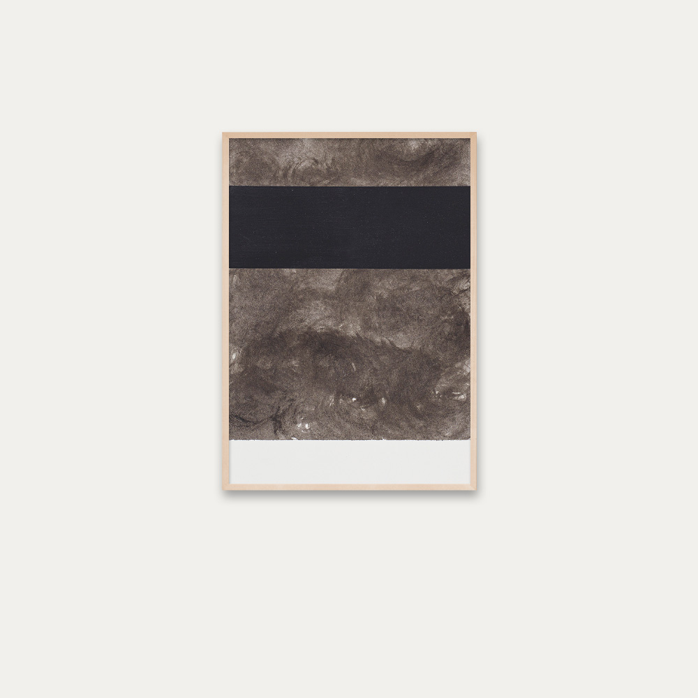 Framed Artwork, Grid, 2014, 35x50 cm (13.8x19.7 in), Acryl & Pencil on Paper, Artist Jürgen Bauer