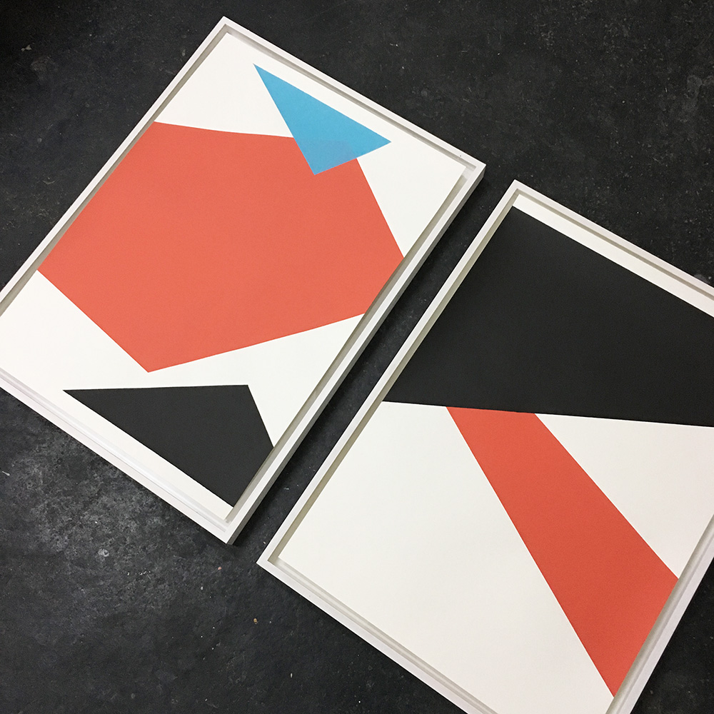 Fold (End of Journey), 2016, 50 × 70 cm (19.7×27.6 in), Acryl on Paper