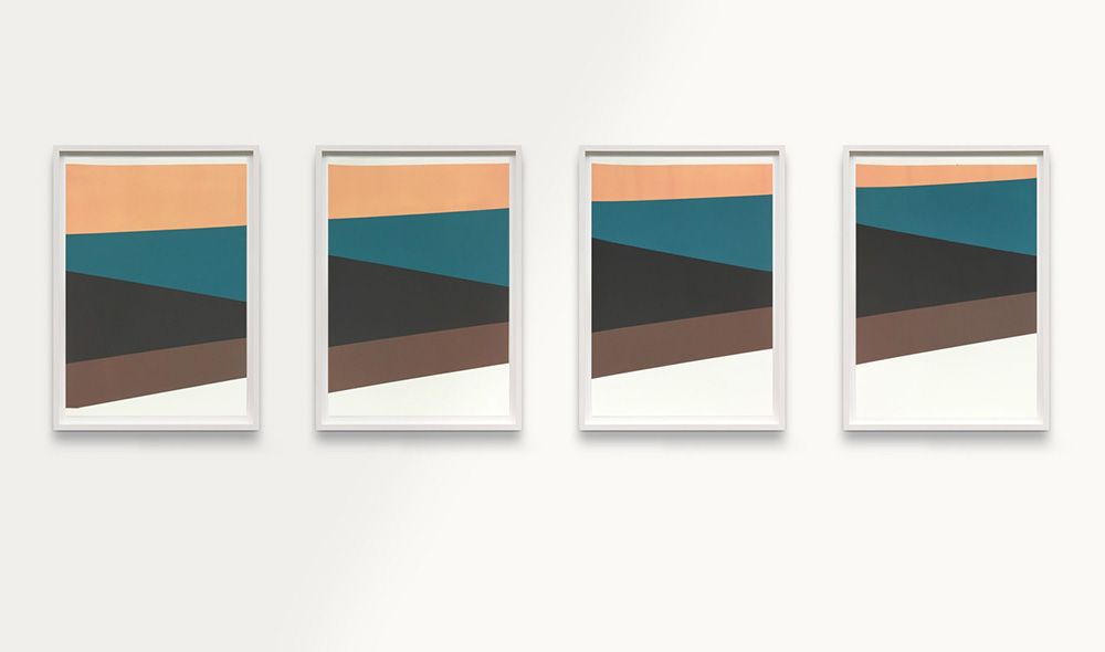 Fold (Sequence S4/4/1), 2016, 4 Artworks, Jürgen Bauer
