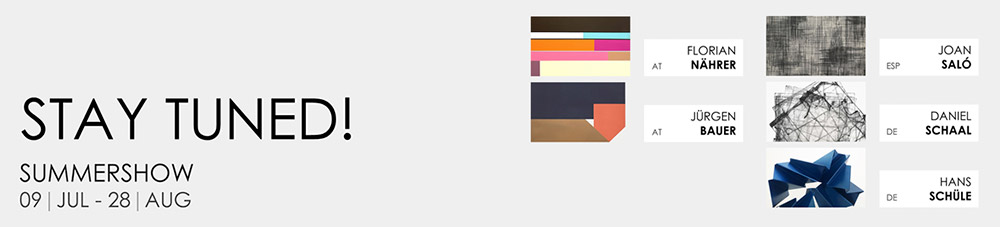 STAY TUNED! Galerie Mathias Mayr Flyer