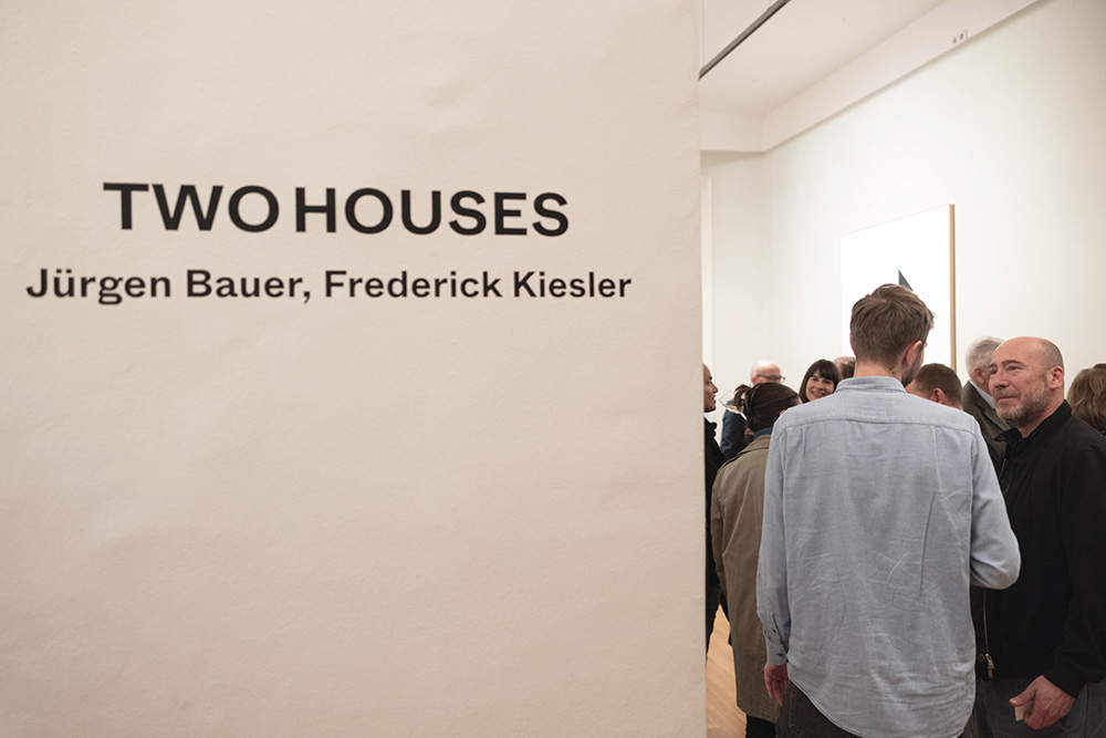 Image of Exhibition Opening Two Houses in the viennese Frederick Kiesler Foundation 2025