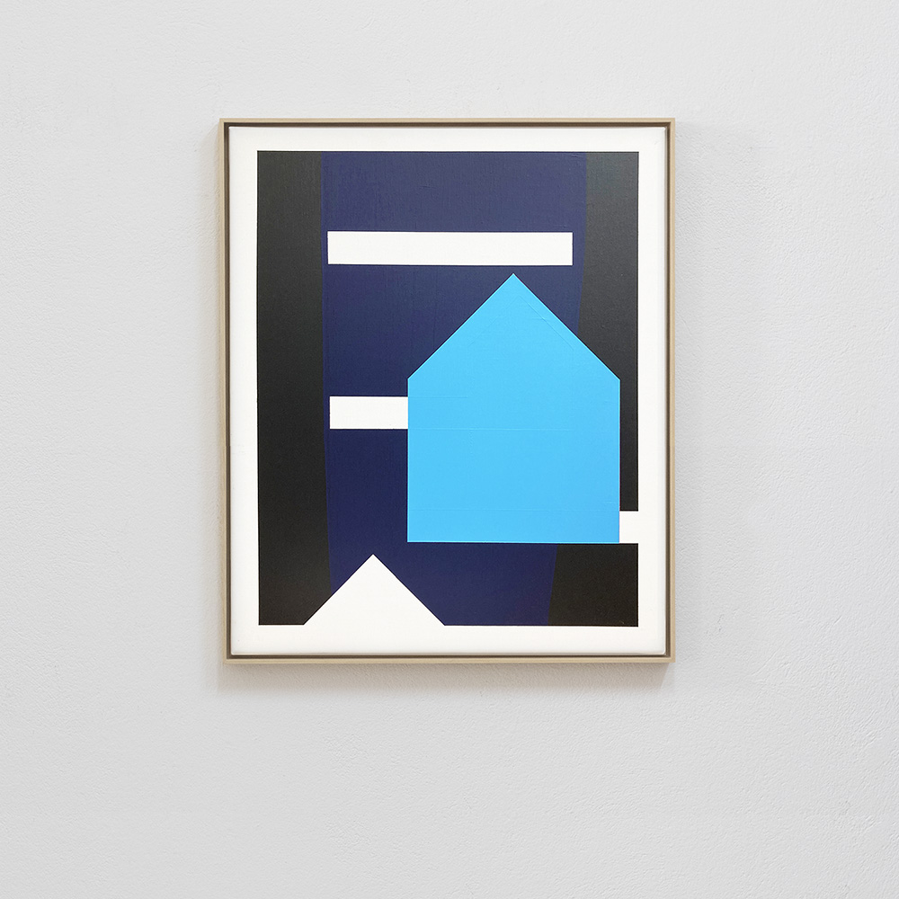 Framed artwork on canvas from artist Jürgen Bauer