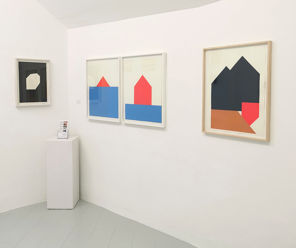 Exhibition picture stay tuned, Artworks by Jürgen Bauer, Galerie Mathias Mayr, Innsbruck
